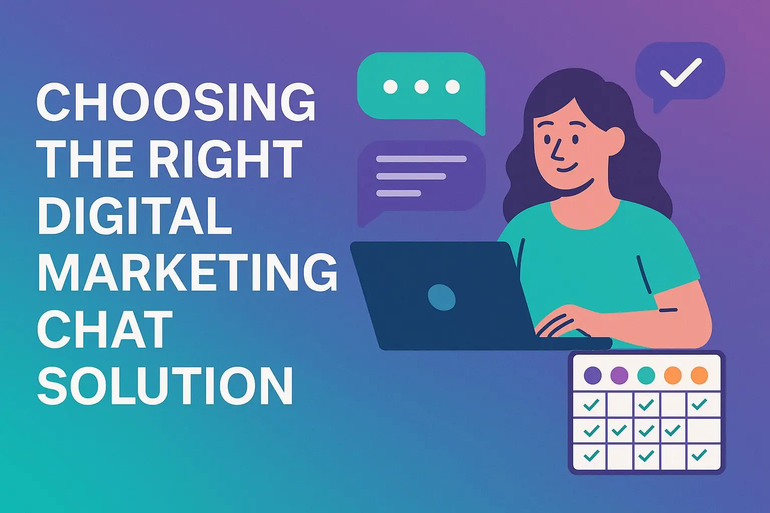 Digital marketing chat solution interface for AI-enabled customer engagement operations