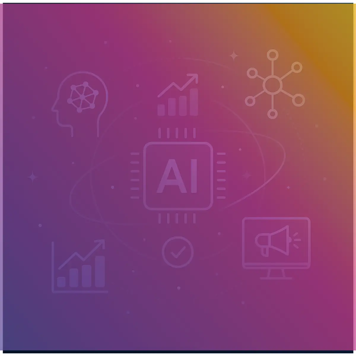 Diagram showing how AI shifts the digital marketing team from campaign execution to intelligent engagement orchestration across data, content, governance, personalization, and measurement.